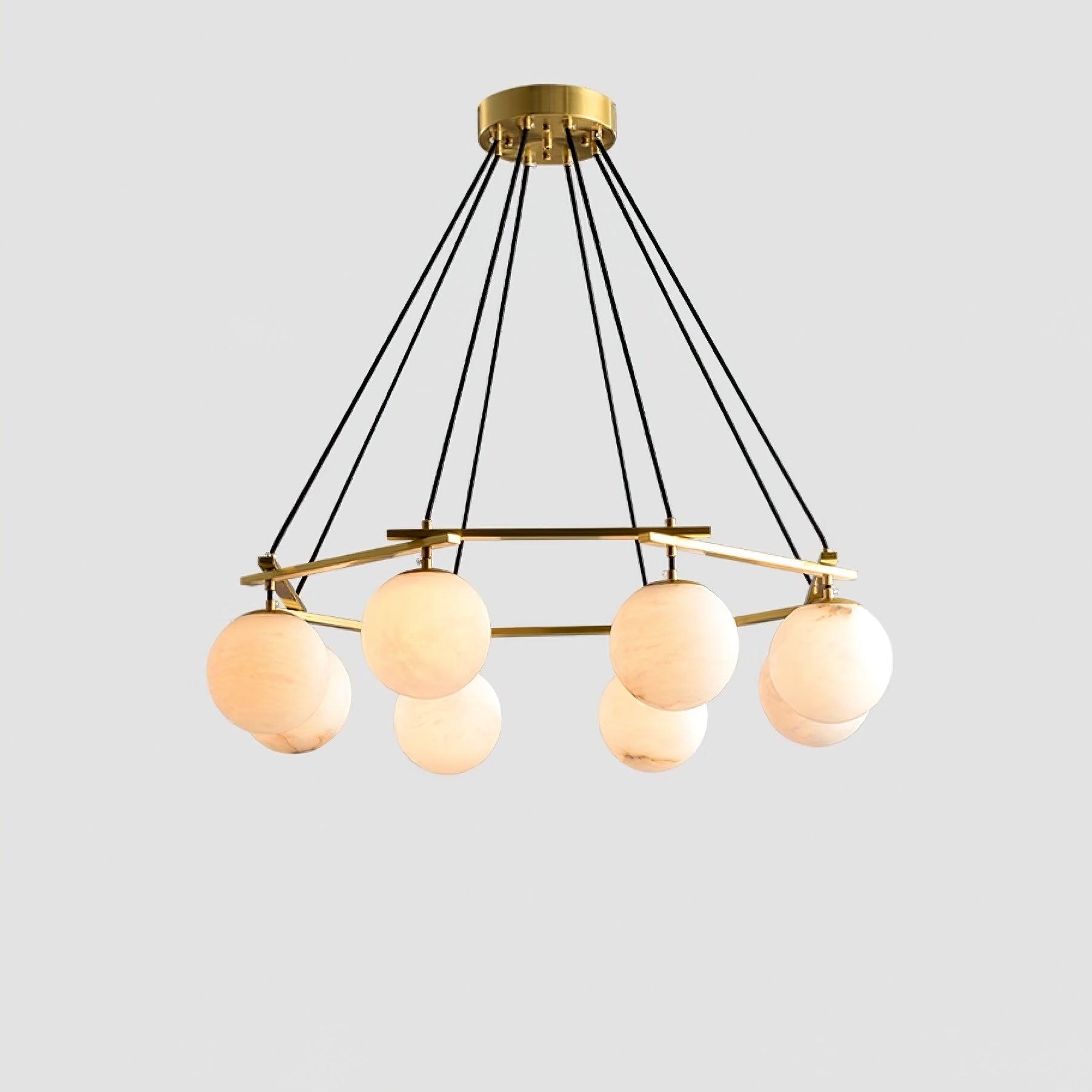 Alabaster Bloom Chandelier