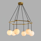 Alabaster Bloom Chandelier