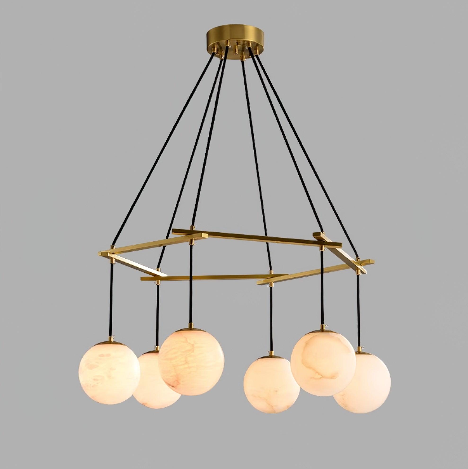 Alabaster Bloom Chandelier