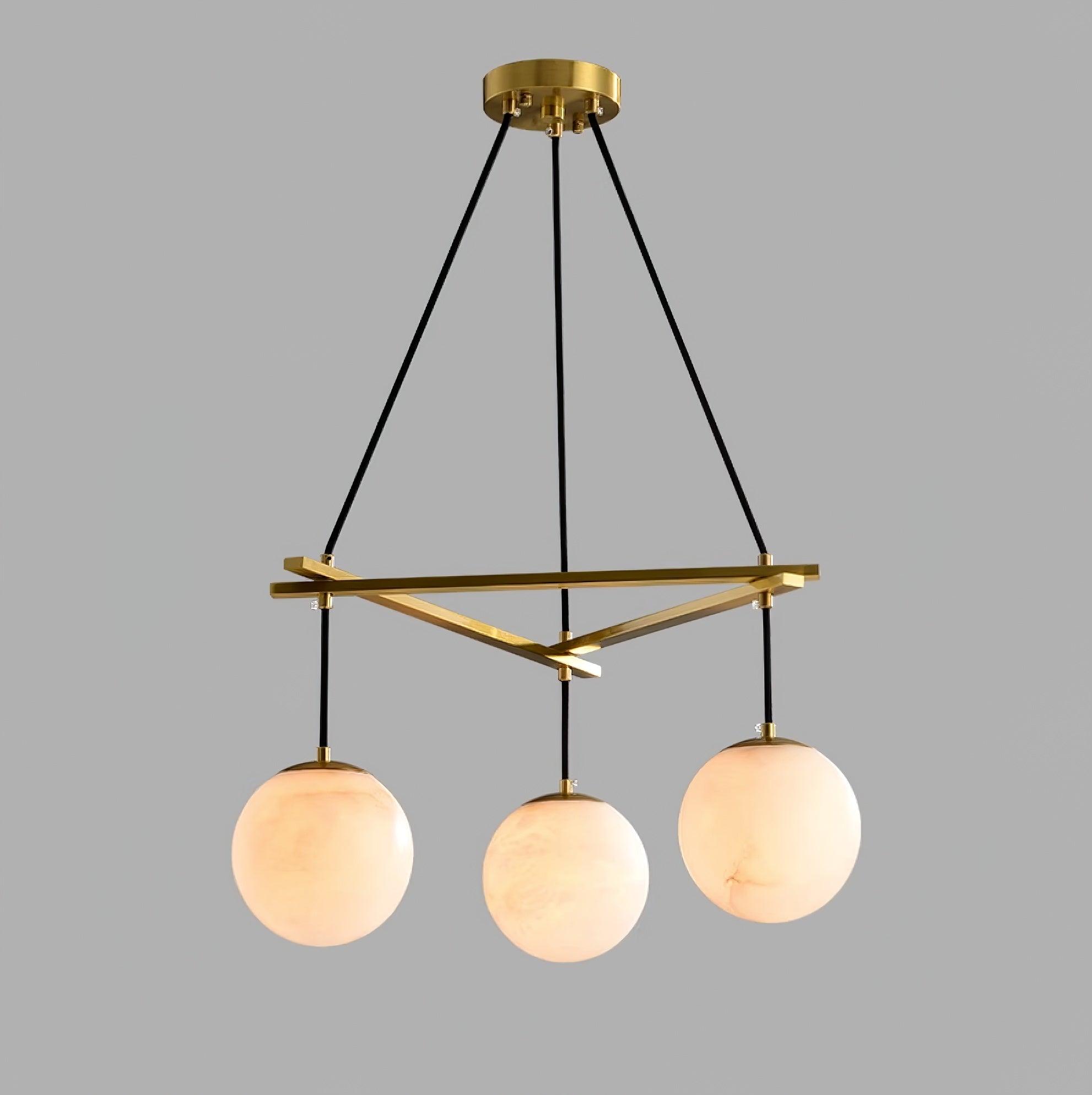 Alabaster Bloom Chandelier