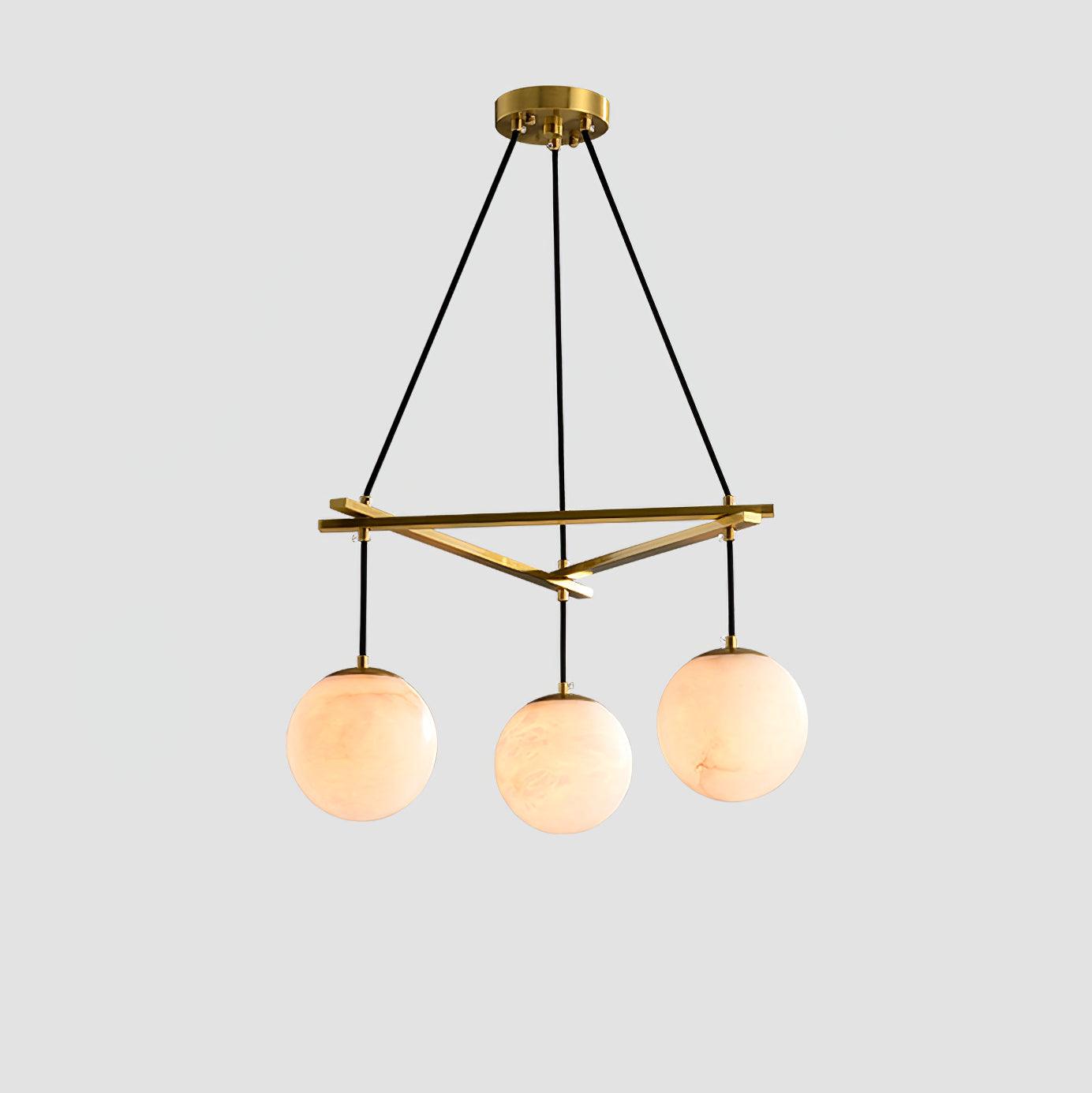Alabaster Bloom Chandelier