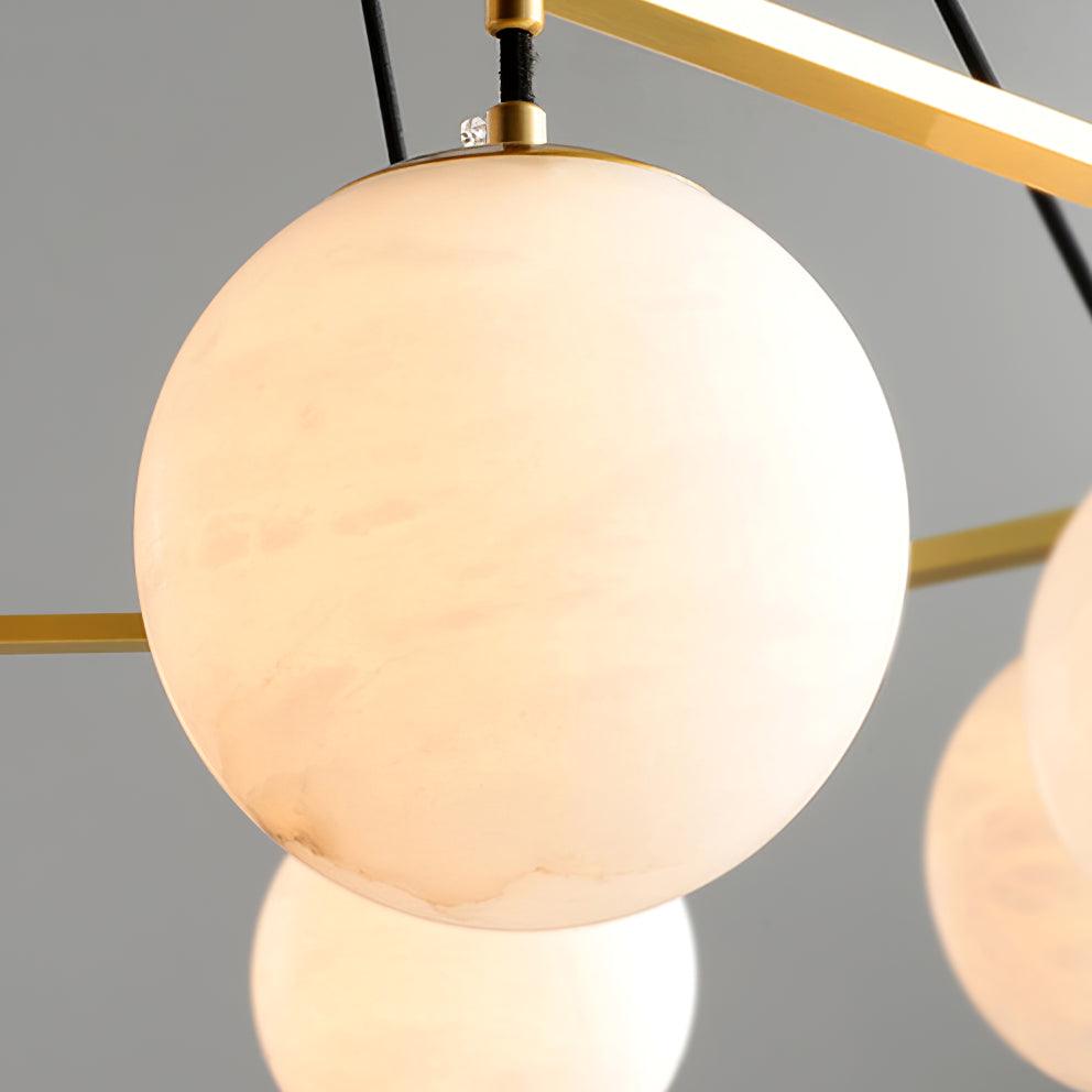 Alabaster Bloom Chandelier