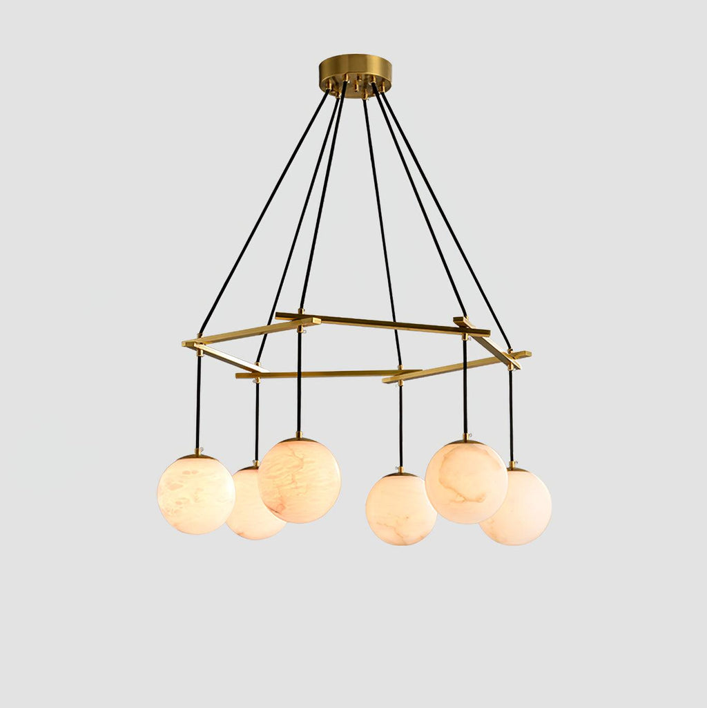 Alabaster Bloom Chandelier