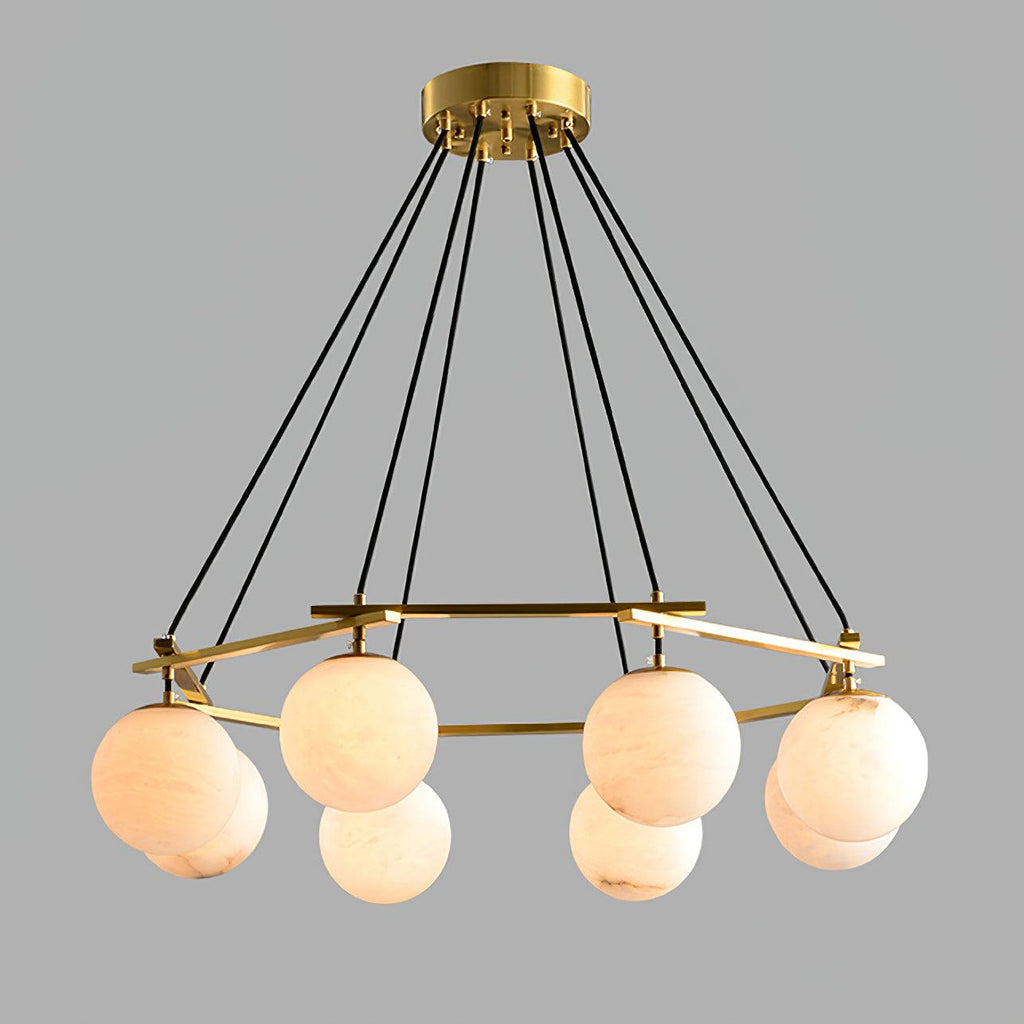 Alabaster Bloom Chandelier