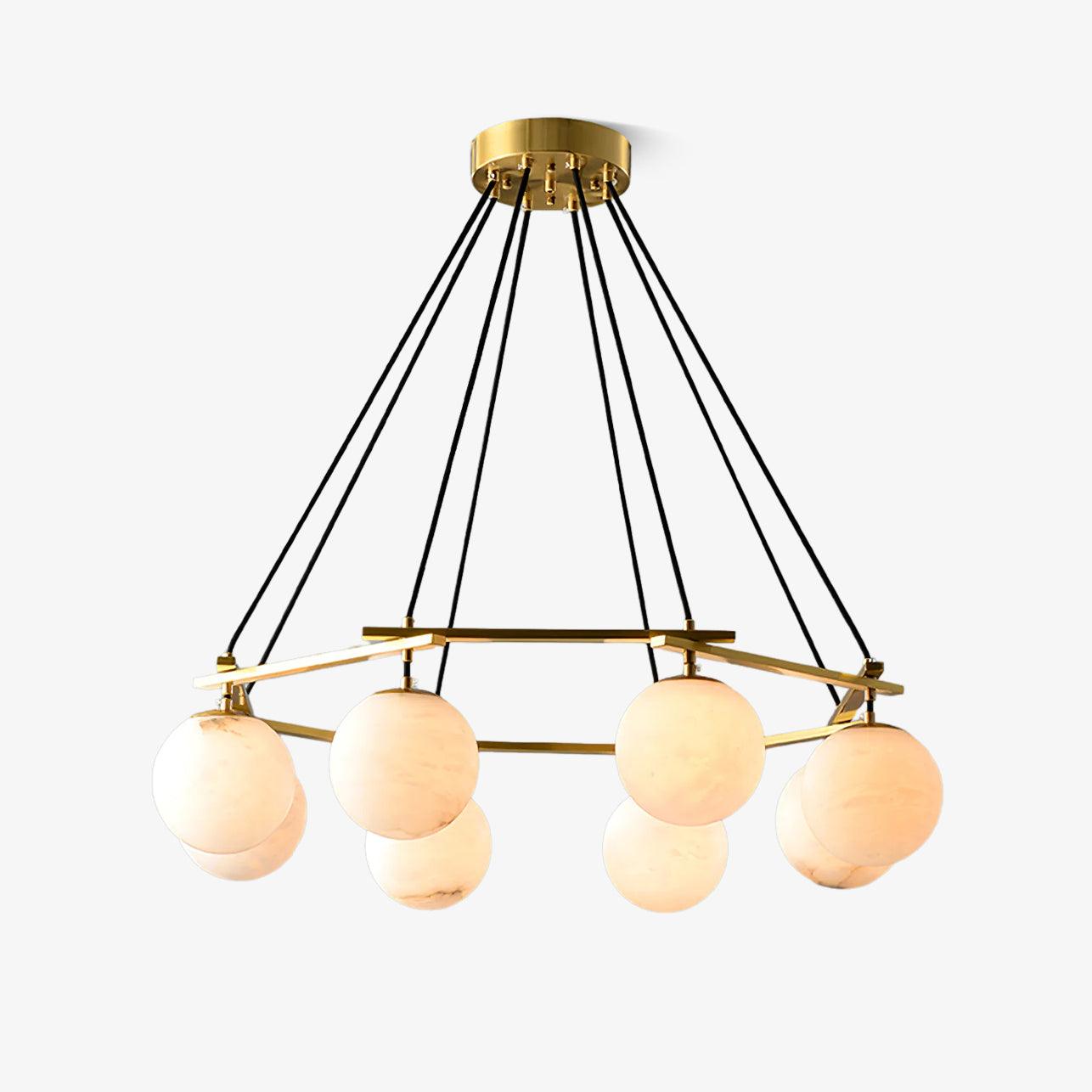 Alabaster Bloom Chandelier