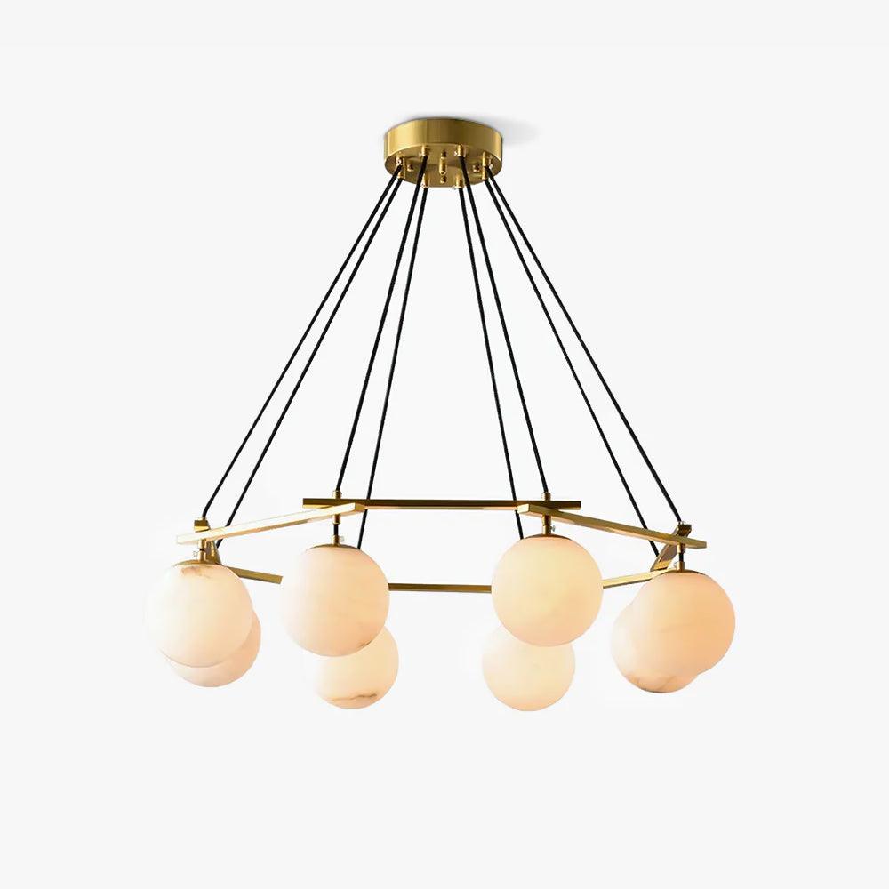 Alabaster Bloom Chandelier