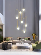 Luminara Tiered Glass Chandelier