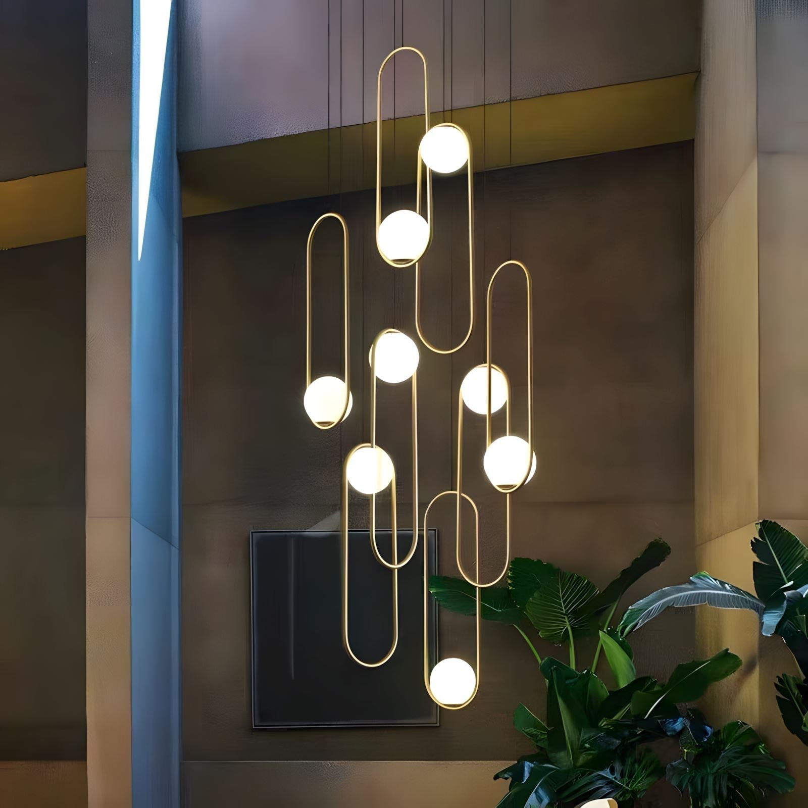 Luminara Tiered Glass Chandelier