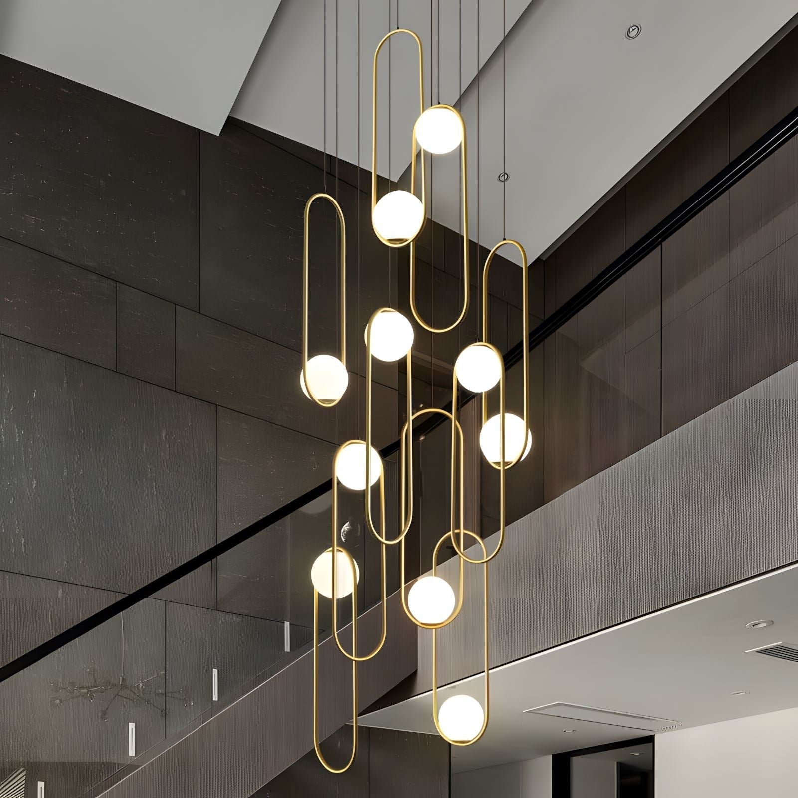 Luminara Tiered Glass Chandelier