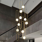 Luminara Tiered Glass Chandelier