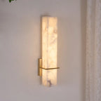 Alabaster Cuboid Wall Sconce