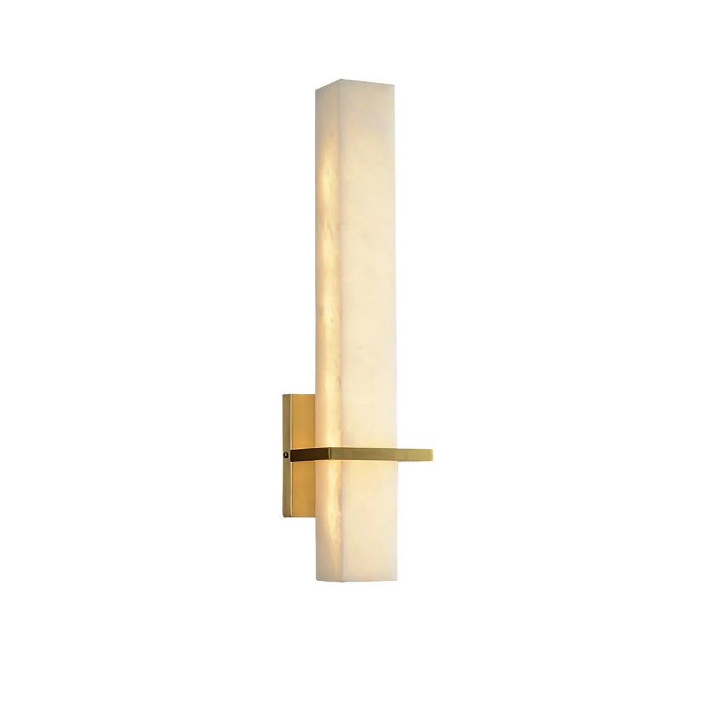 Alabaster Cuboid Wall Sconce