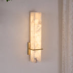 Alabaster Cuboid Wall Sconce