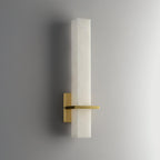 Alabaster Cuboid Wall Sconce