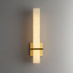 Alabaster Cuboid Wall Sconce
