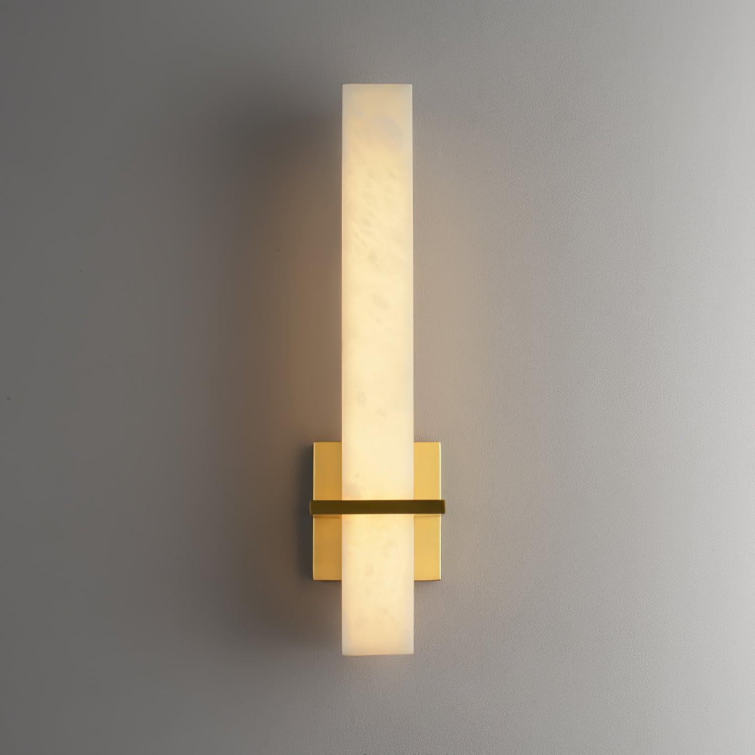 Alabaster Cuboid Wall Sconce