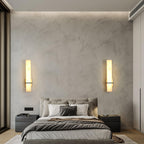 Alabaster Cuboid Wall Sconce