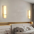 Alabaster Cuboid Wall Sconce