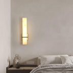 Alabaster Cuboid Wall Sconce