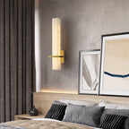 Alabaster Cuboid Wall Sconce