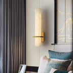 Alabaster Cuboid Wall Sconce