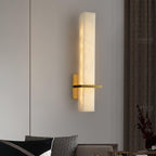 Alabaster Cuboid Wall Sconce