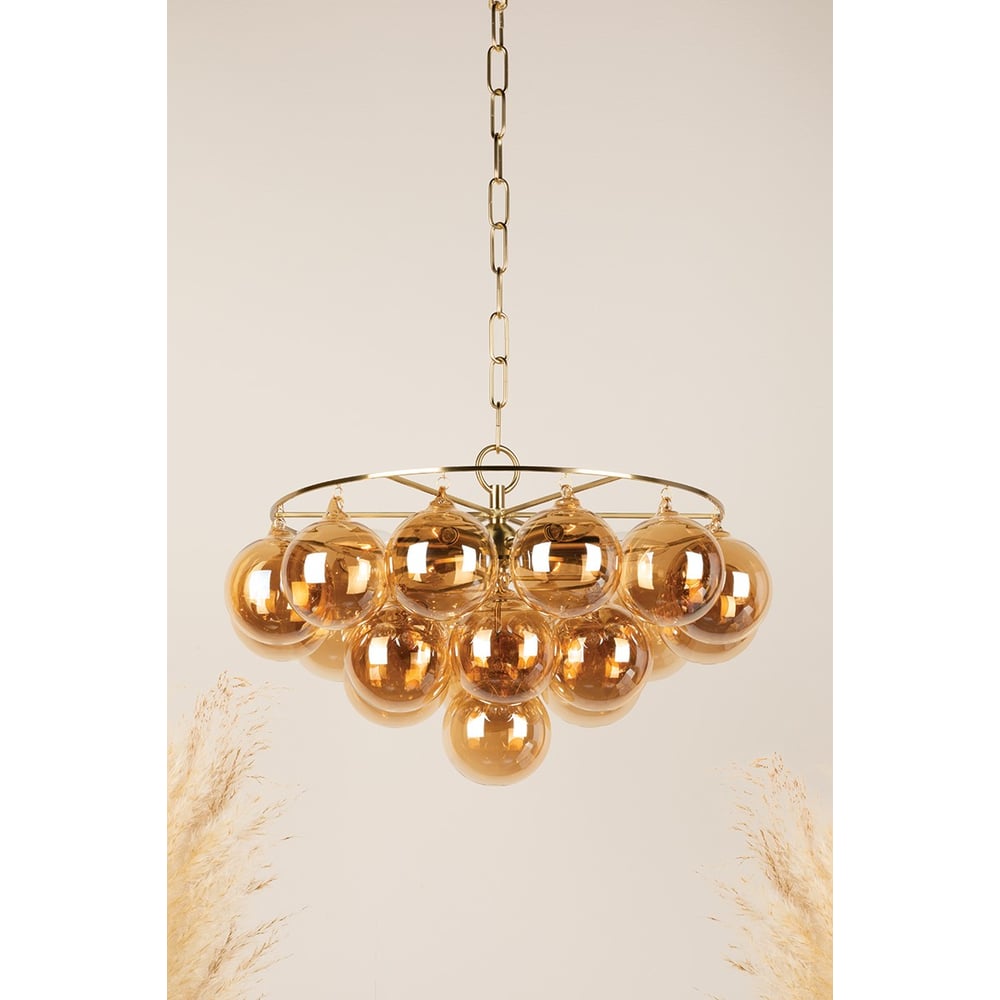 Ardella Globe Glass Chandelier