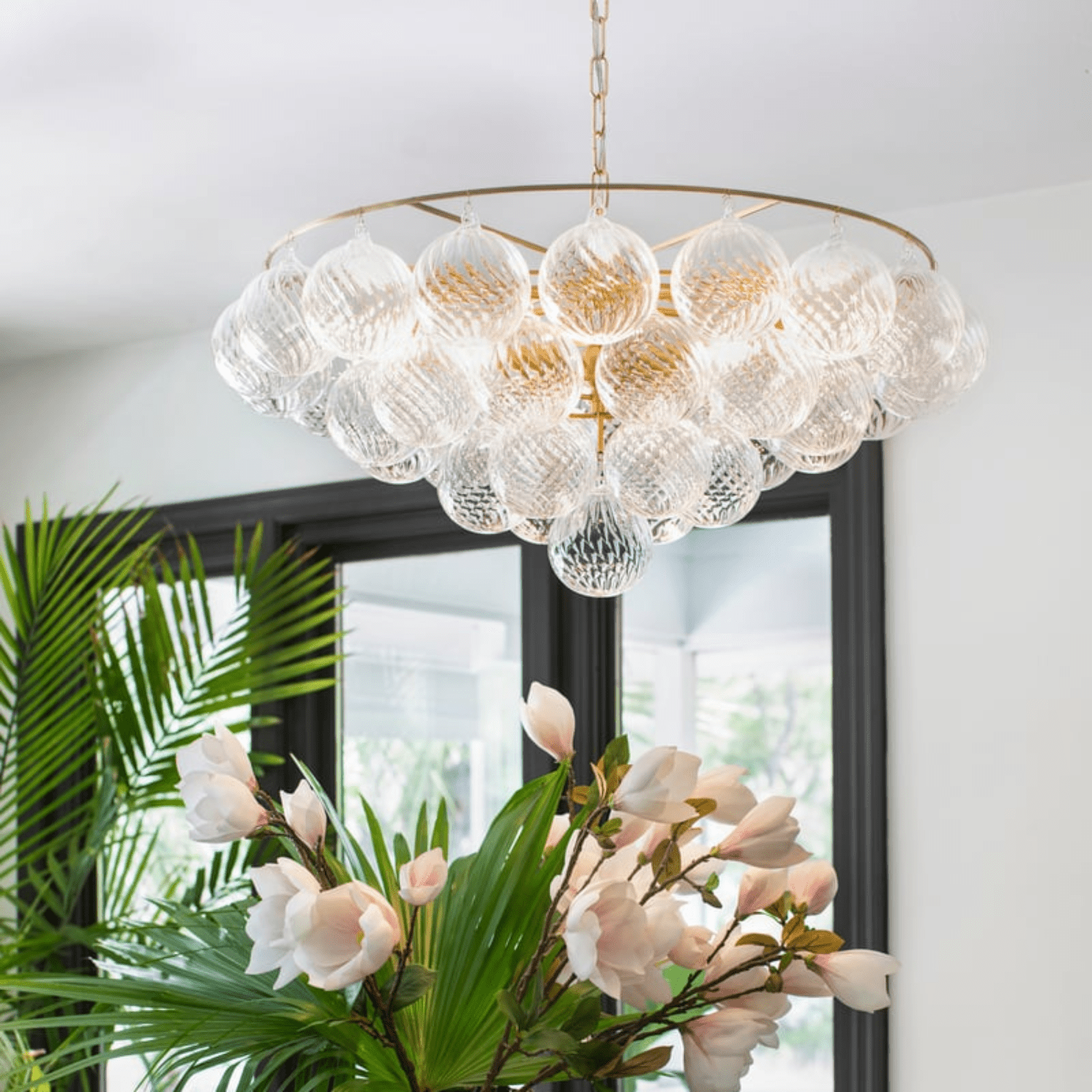 Ardella Globe Glass Chandelier