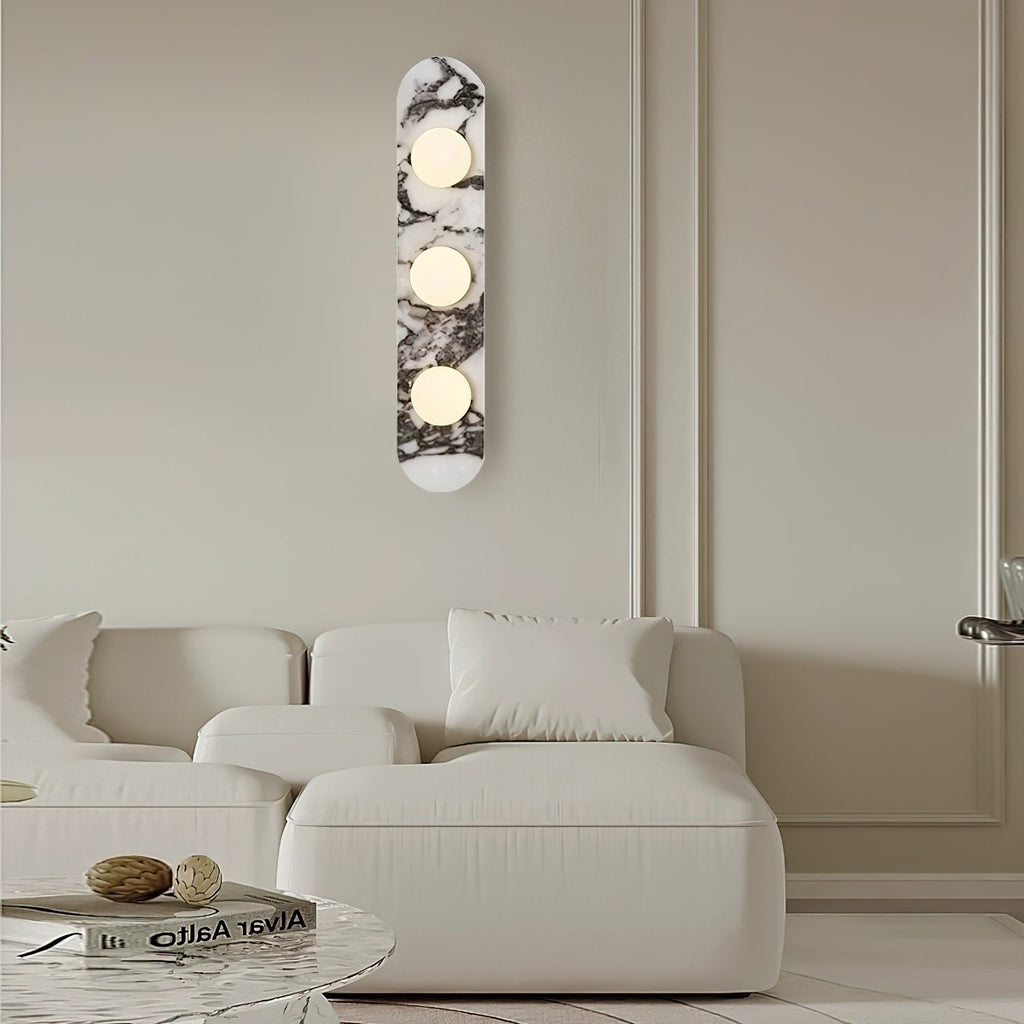 Aviore Marble Wall Lamp | Sculptural Italian Elegance