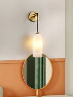 Nella Alabaster Glow Wall Light
