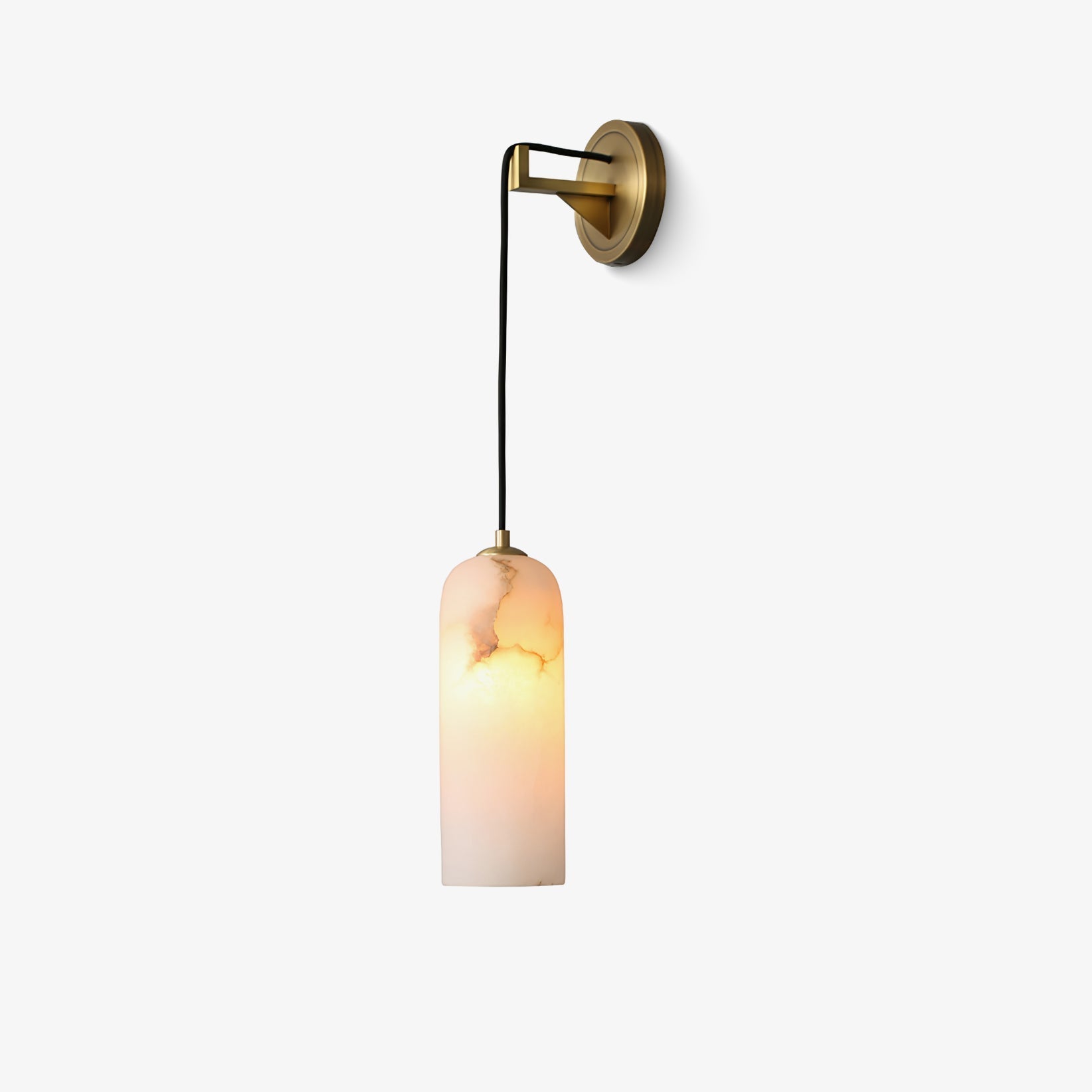 Nella Alabaster Glow Wall Light
