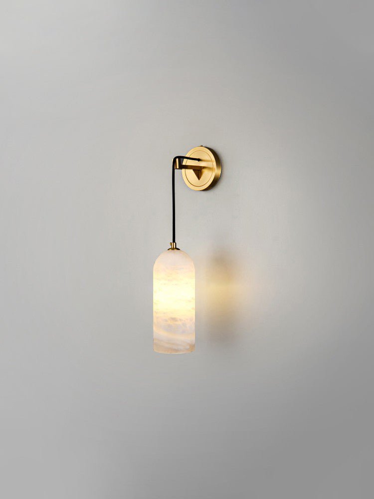 Nella Alabaster Glow Wall Light