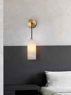 Nella Alabaster Glow Wall Light