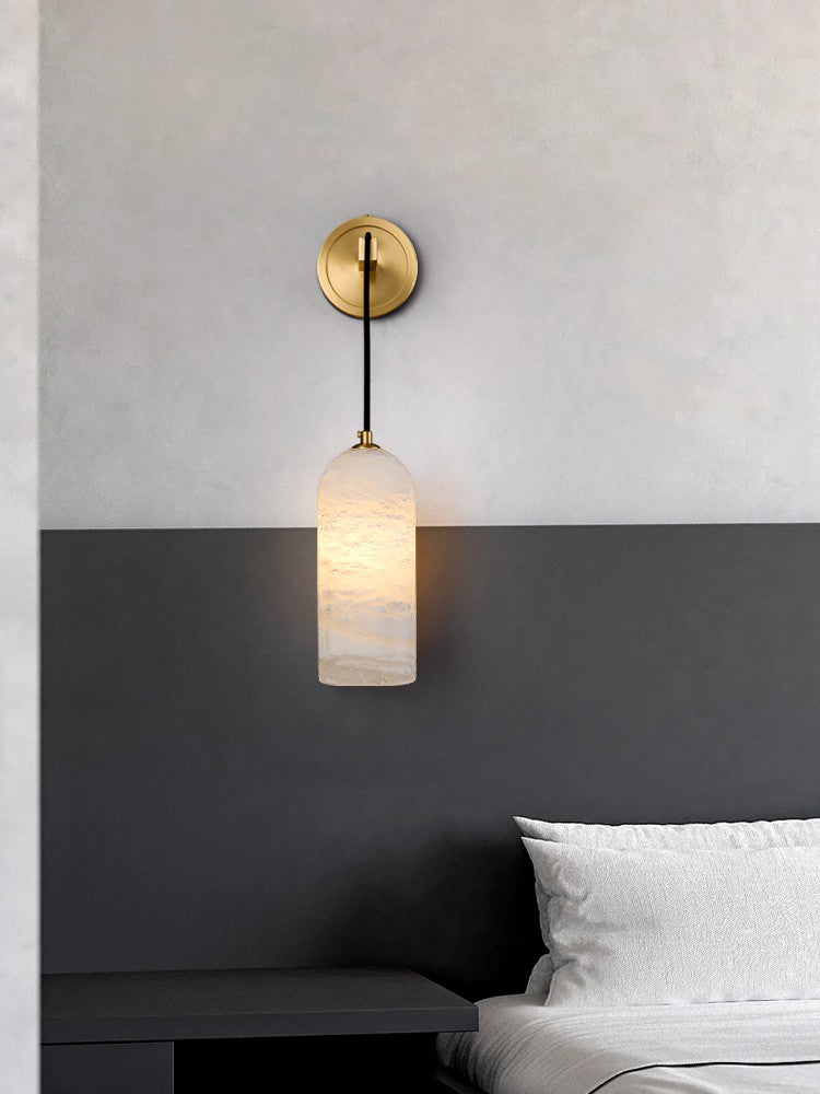 Nella Alabaster Glow Wall Light