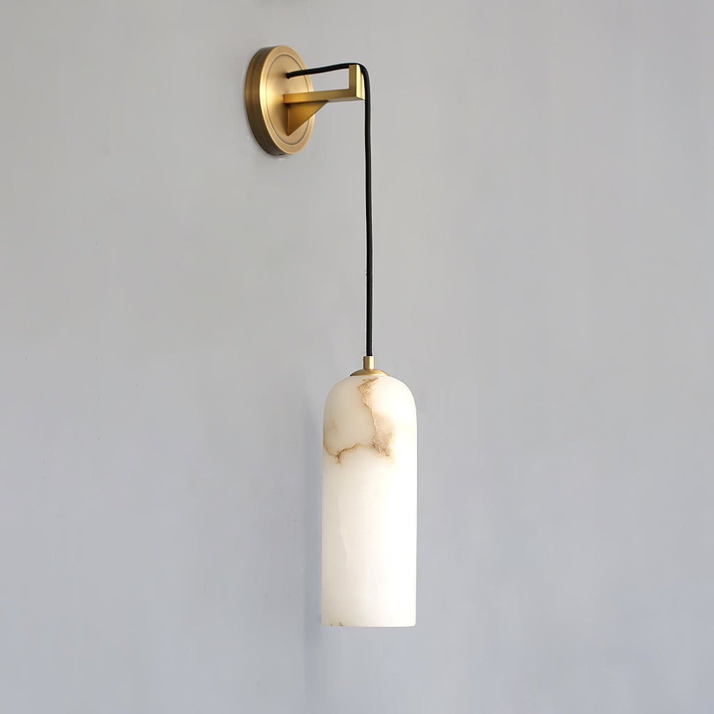 Nella Alabaster Glow Wall Light