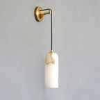 Nella Alabaster Glow Wall Light