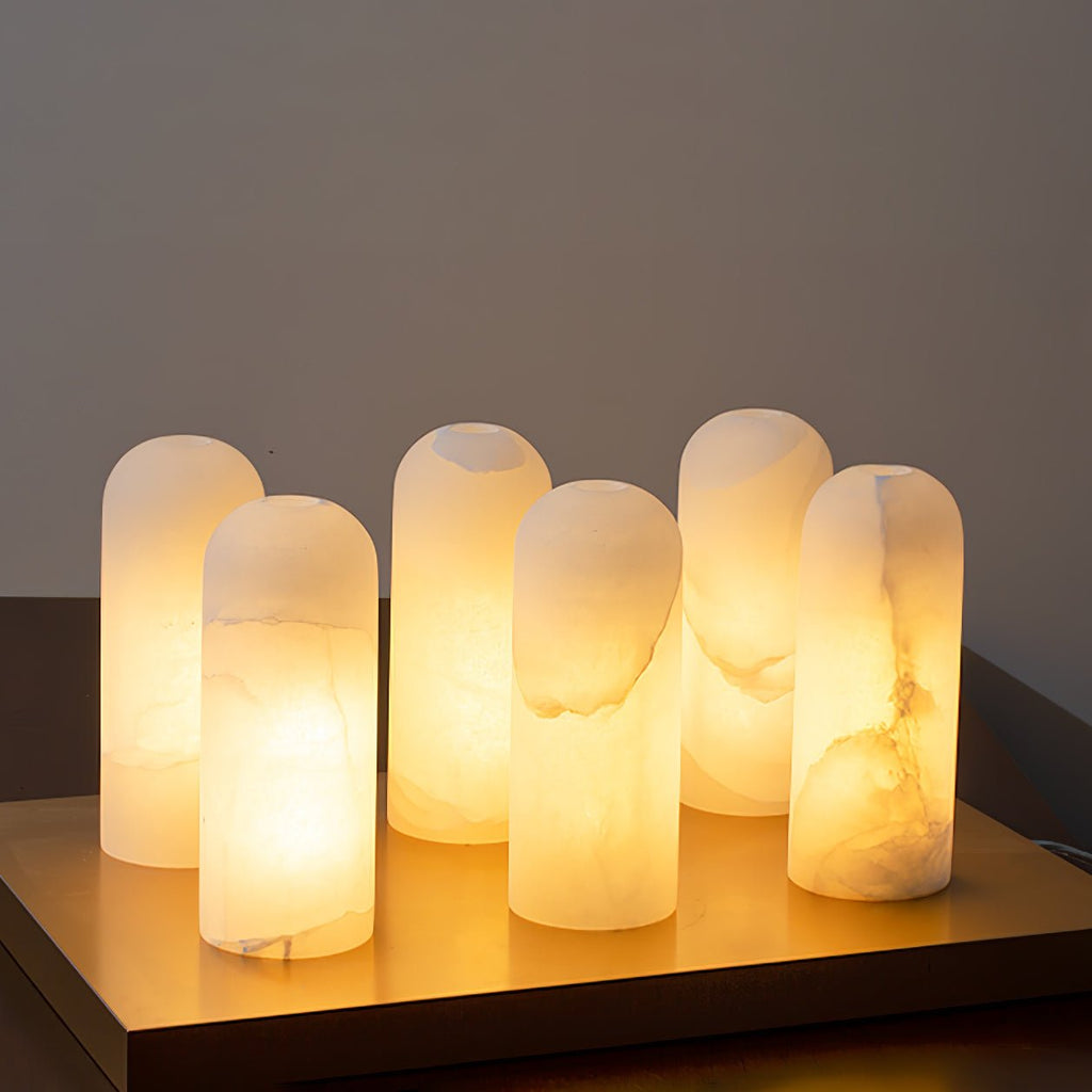 Nella Alabaster Glow Wall Light