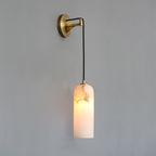 Nella Alabaster Glow Wall Light