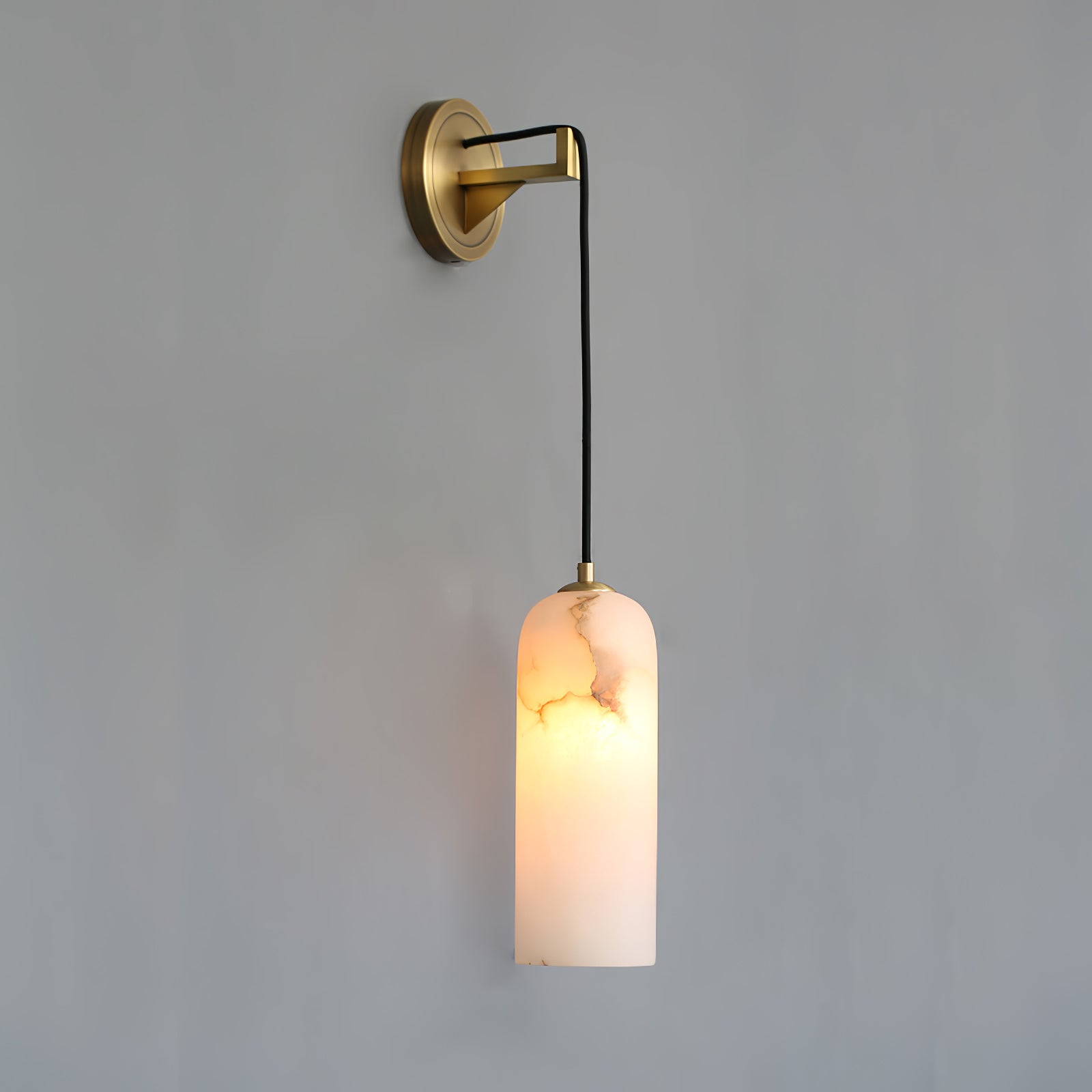 Nella Alabaster Glow Wall Light