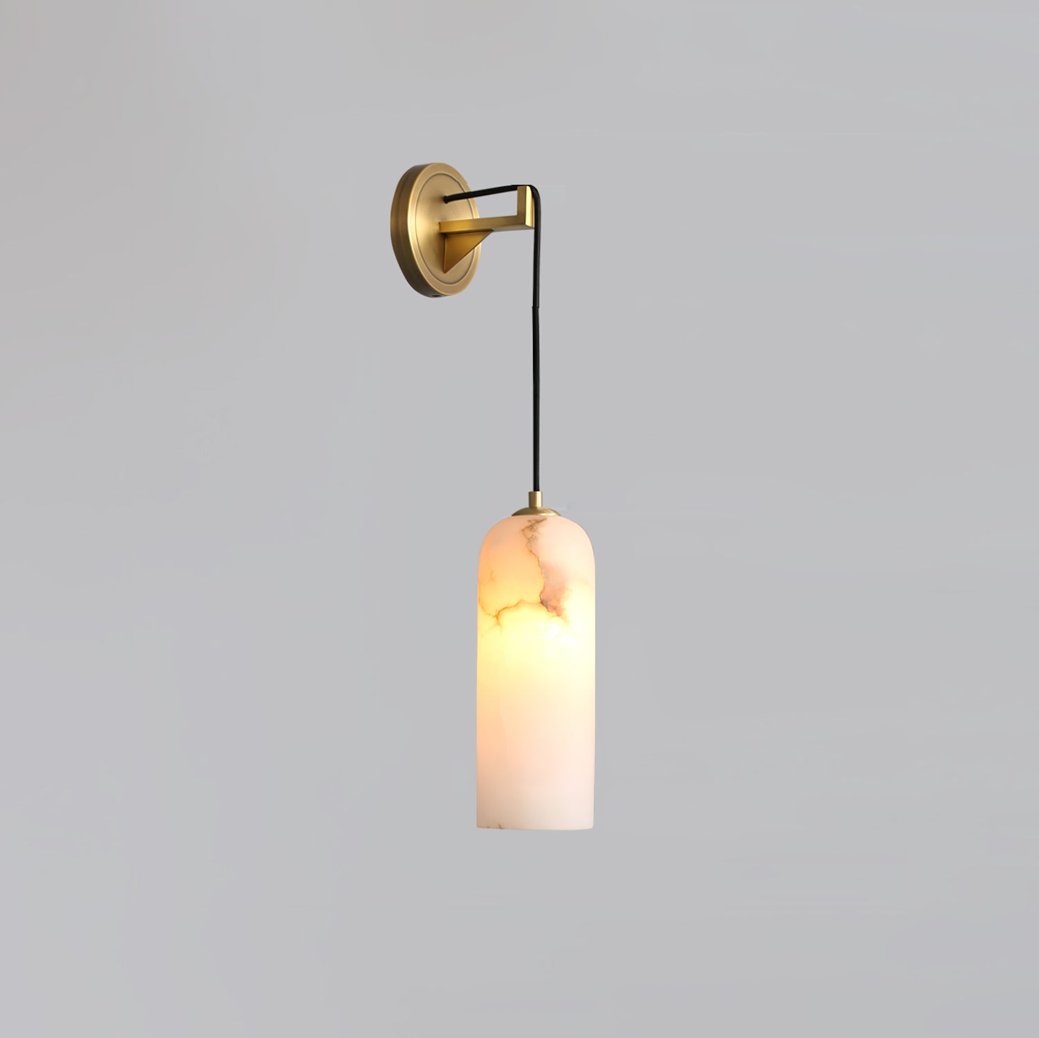 Nella Alabaster Glow Wall Light
