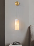 Nella Alabaster Glow Wall Light