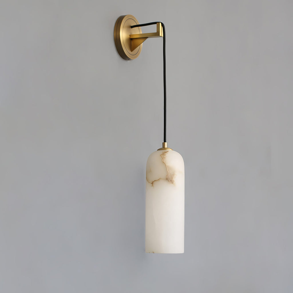 Nella Alabaster Glow Wall Light