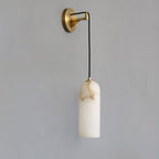 Nella Alabaster Glow Wall Light