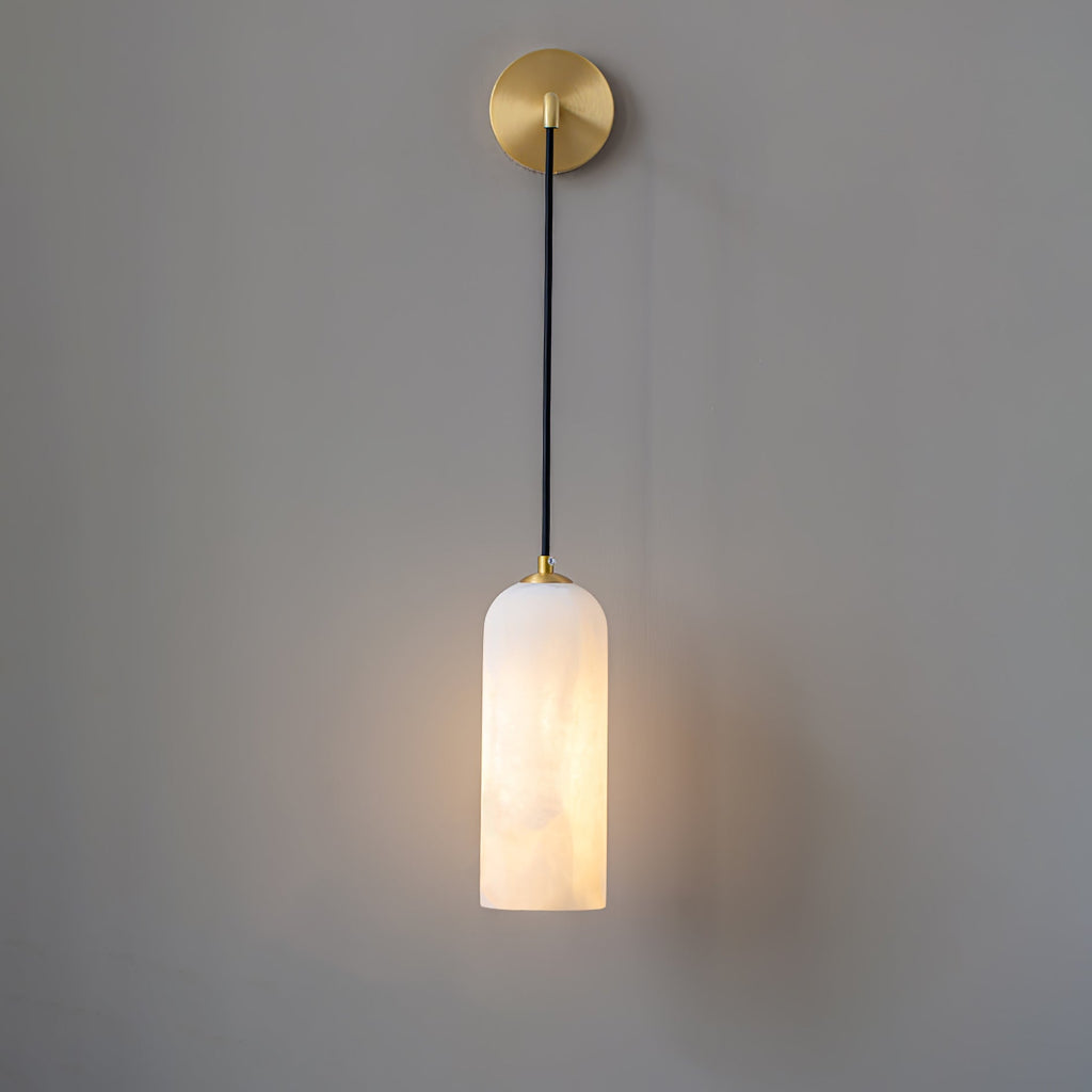 Nella Alabaster Glow Wall Light