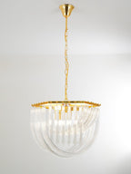 Cyrilla Curved Glass Chandelier