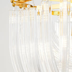 Cyrilla Curved Glass Chandelier