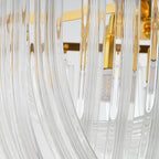 Cyrilla Curved Glass Chandelier