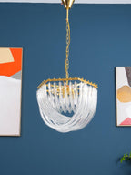Cyrilla Curved Glass Chandelier