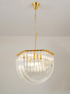 Cyrilla Curved Glass Chandelier