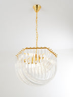 Cyrilla Curved Glass Chandelier